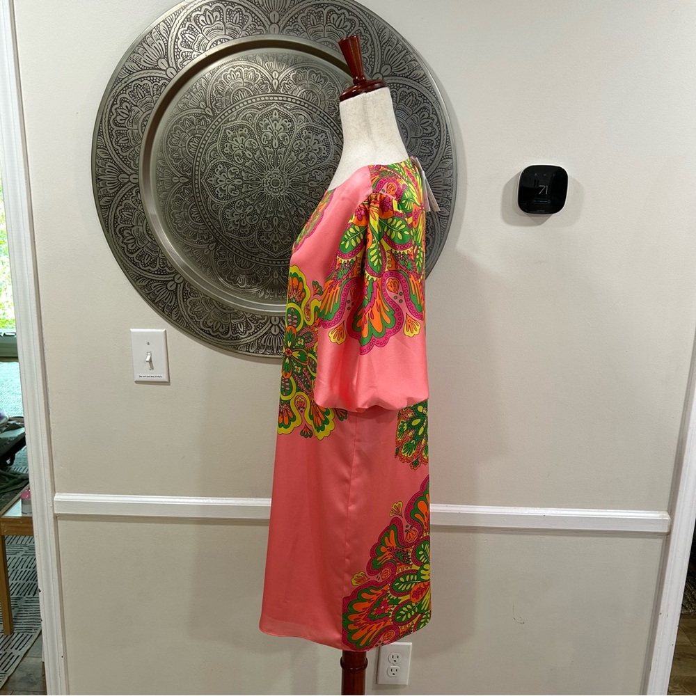 NWT $328 Trina Turk LUV dress in pink - Size 12 - Picture 8 of 11